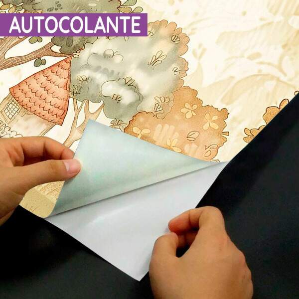 Papel de Parede para Quarto Infantil Aquarela paisagem de Outono MP