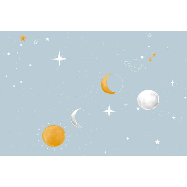 Papel de Parede para Quarto Infantil Desenho do Espao MP