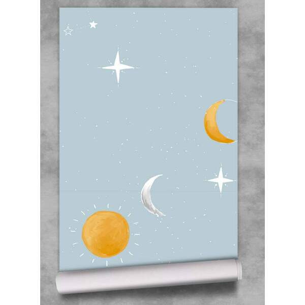 Papel de Parede para Quarto Infantil Desenho do Espao MP