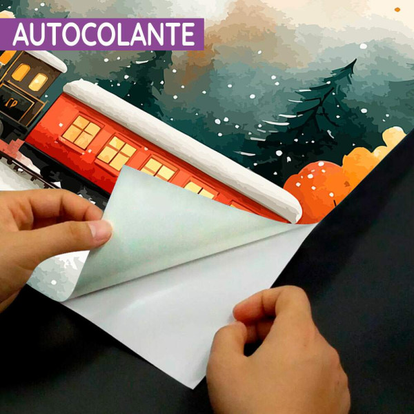 Papel de Parede para Quarto Infantil Aquarela Trem na Floresta MP