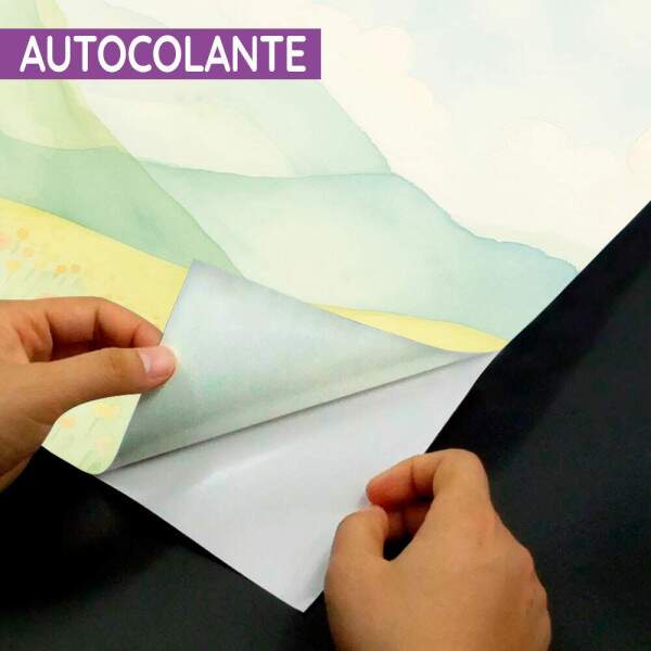 Papel de Parede para Quarto Infantil Aquarela Paisagem Plancie MP