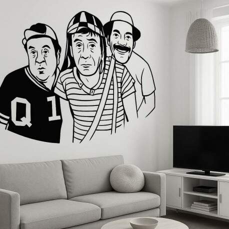 Adesivo de Parede Clssico Chaves e Amigos