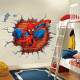 Adesivo de Parede Homem-Aranha 3D para Quarto Infantil