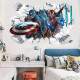 Adesivo de Parede 3D de Super Her�is para Quarto