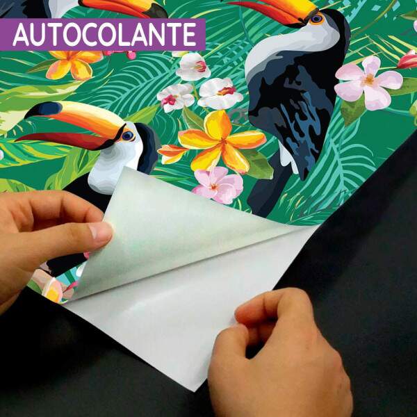 Papel de Parede Tucano Folhas Tropicais