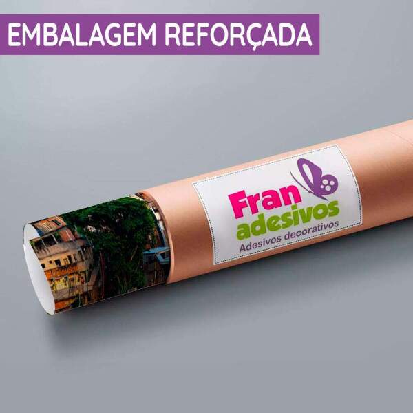 Papel de Parede Brasil Favela Casas no Morro MP