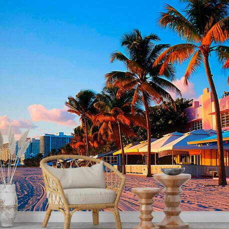 Papel De Parede Praia De Miami MP