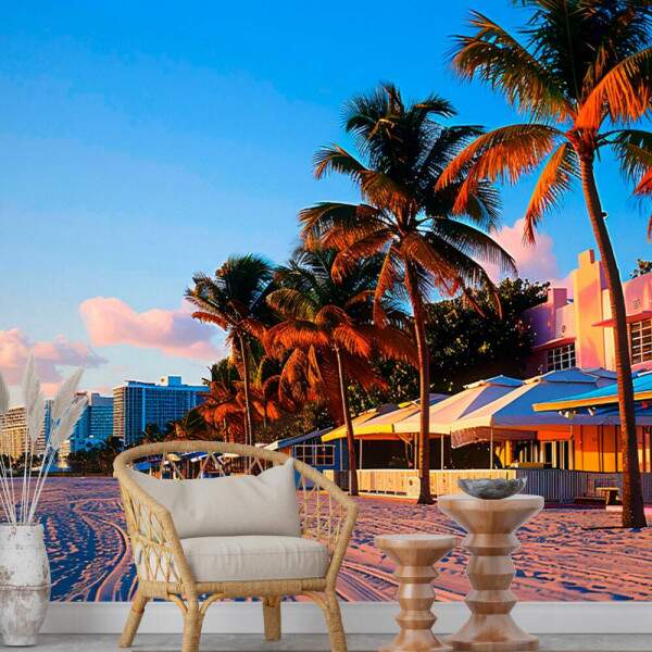 Papel De Parede Praia De Miami MP