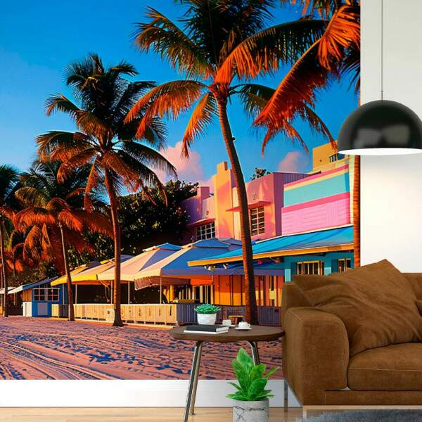 Papel De Parede Praia De Miami MP