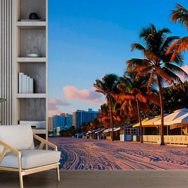Papel De Parede Praia De Miami MP
