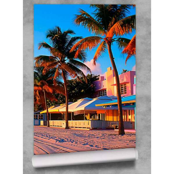 Papel De Parede Praia De Miami MP