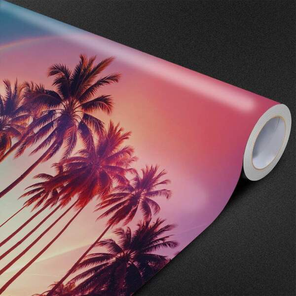 Papel De Parede Coqueiros De Miami Retr MP
