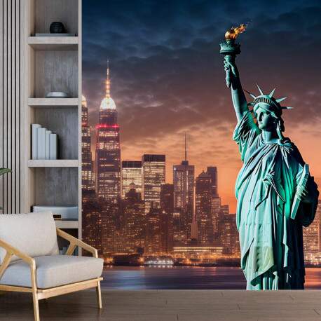 Papel De Parede Esttua Da Liberdade Cidade De Nova York MP