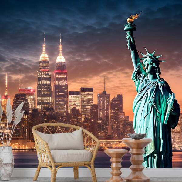 Papel De Parede Esttua Da Liberdade Cidade De Nova York MP