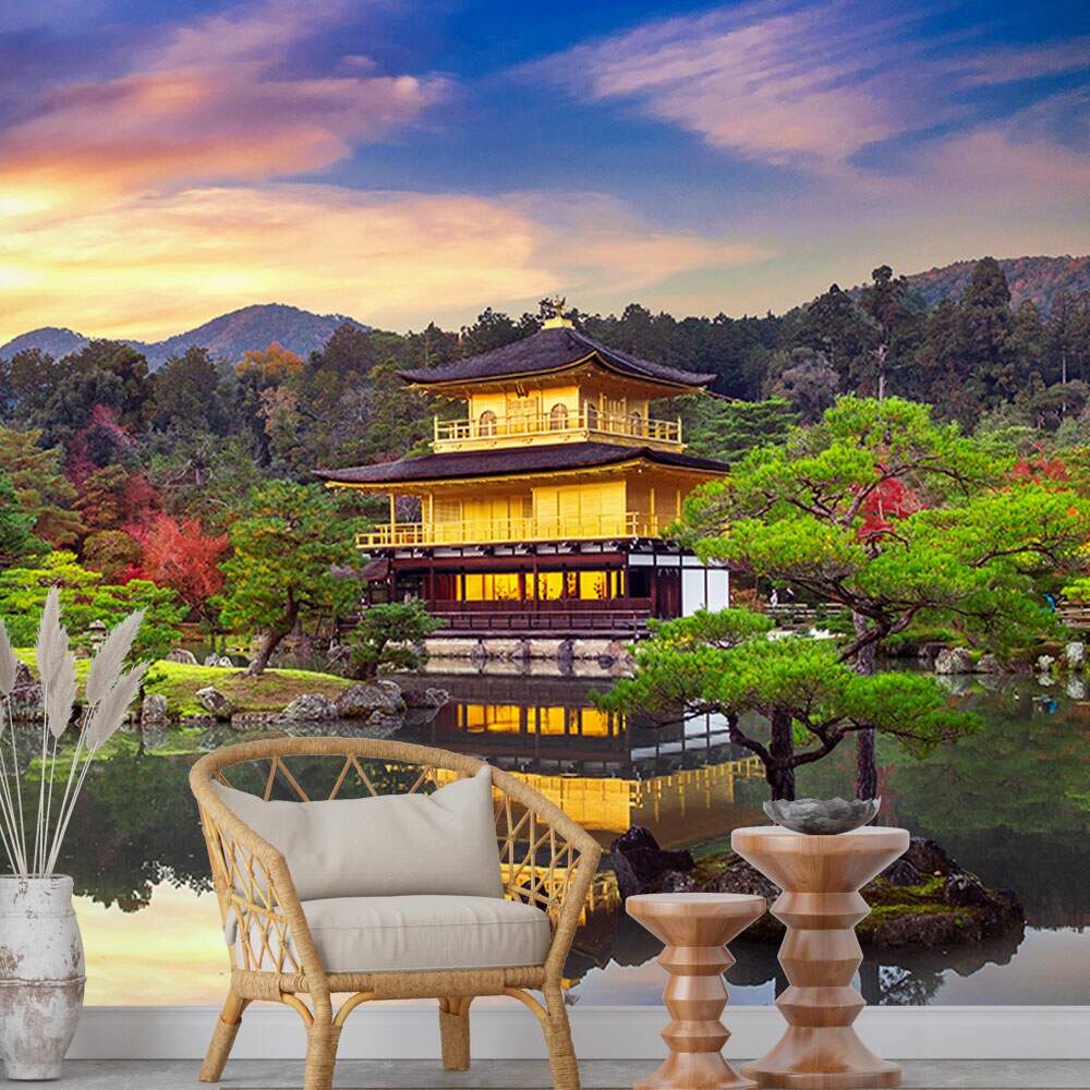 Papel De Parede Templo Japones Kinkakuji MP