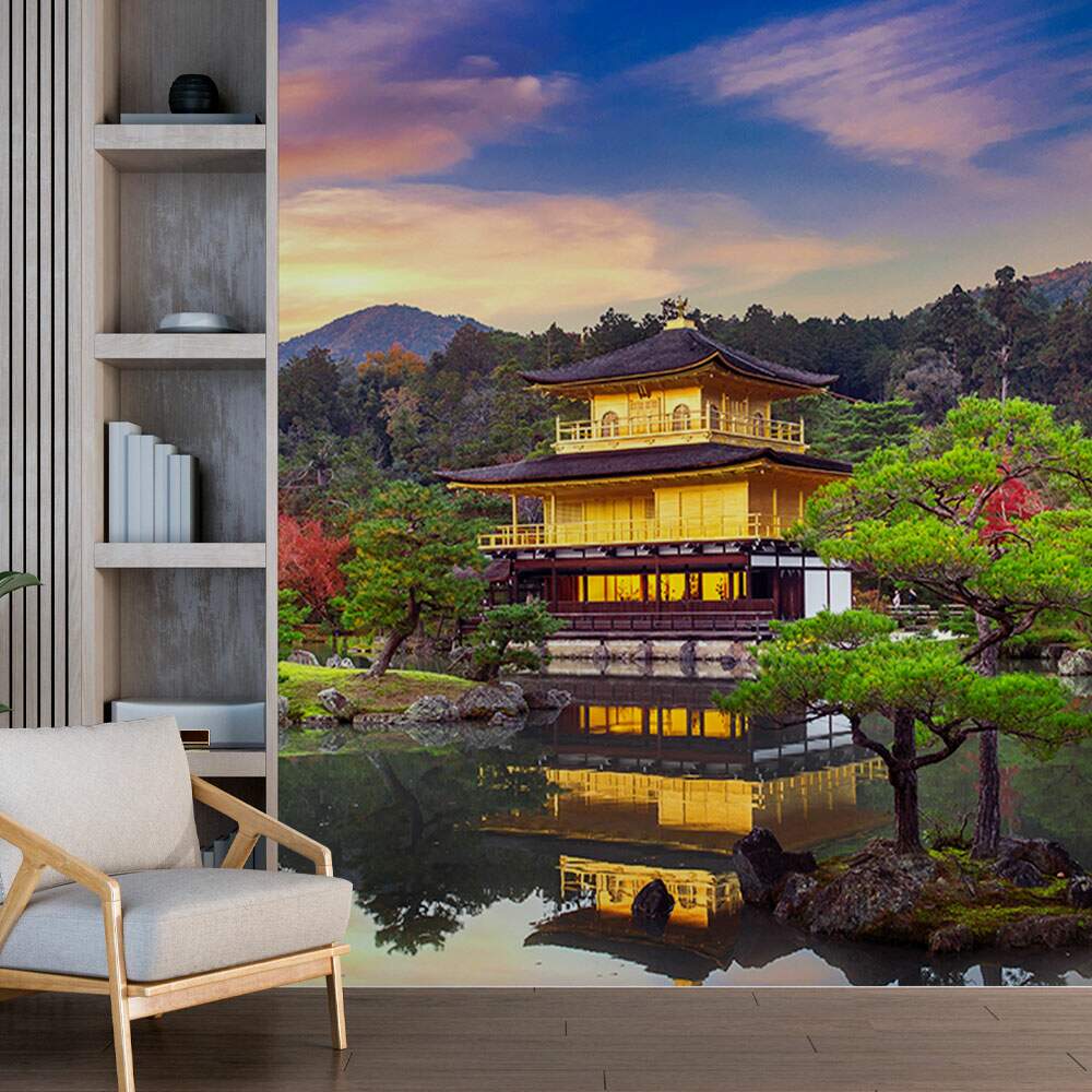Papel De Parede Templo Japones Kinkakuji MP