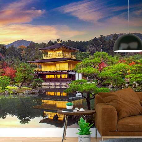 Papel De Parede Templo Japones Kinkakuji MP