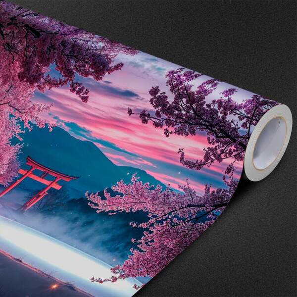 Papel De Parede Paisagem Japonesa MP