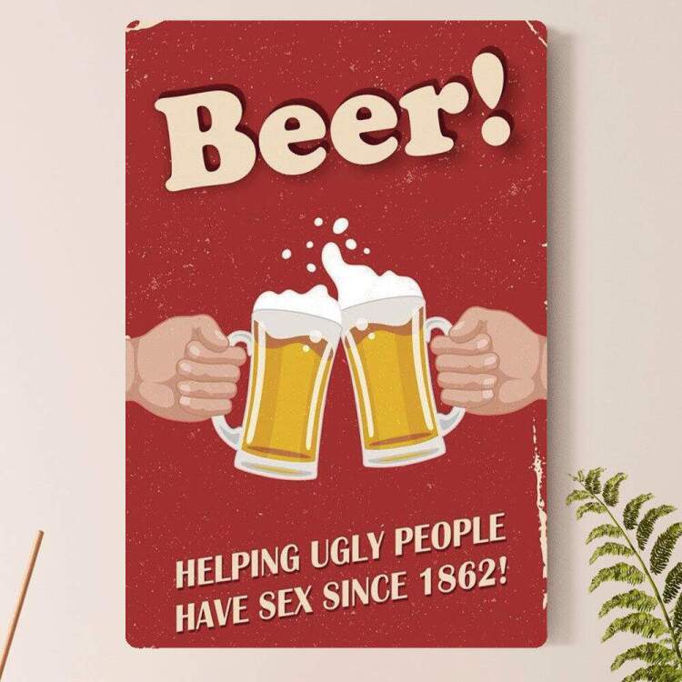 Placa Decorativa Retr Beer