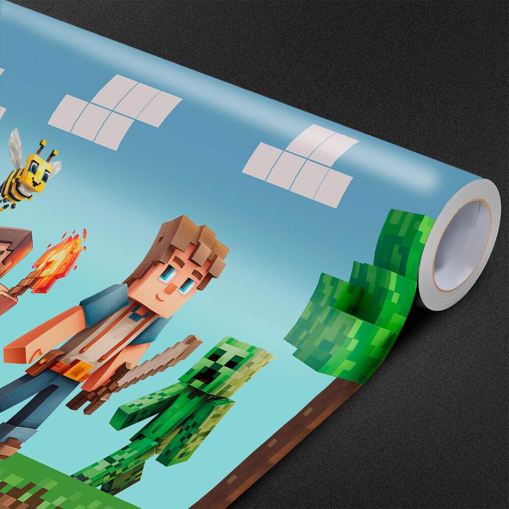 Papel De Parede Minecraft Steve Creeper MP