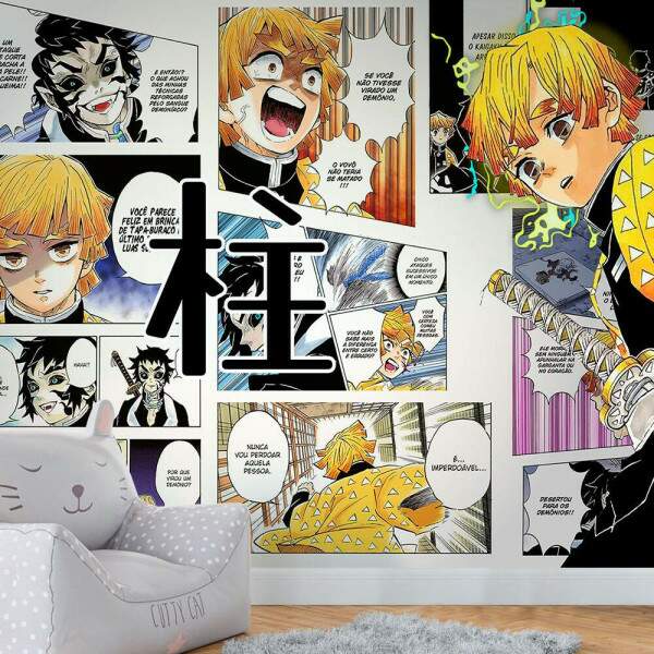 Papel De Parede Demon Slayer Manga Persoangem MP