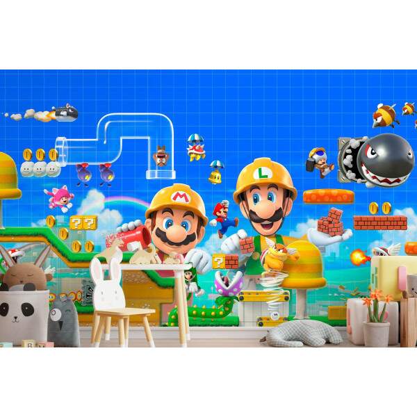 Papel De Parede Super Mario E Luigi Maker MP