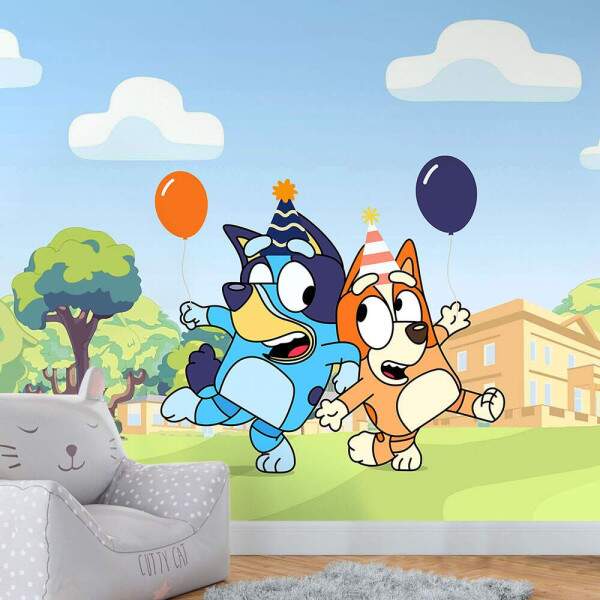Papel De Parede Bluey E Amigo MP