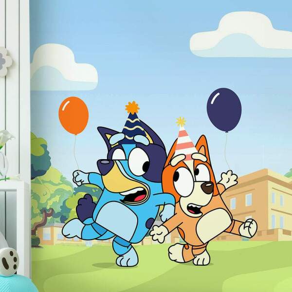 Papel De Parede Bluey E Amigo MP