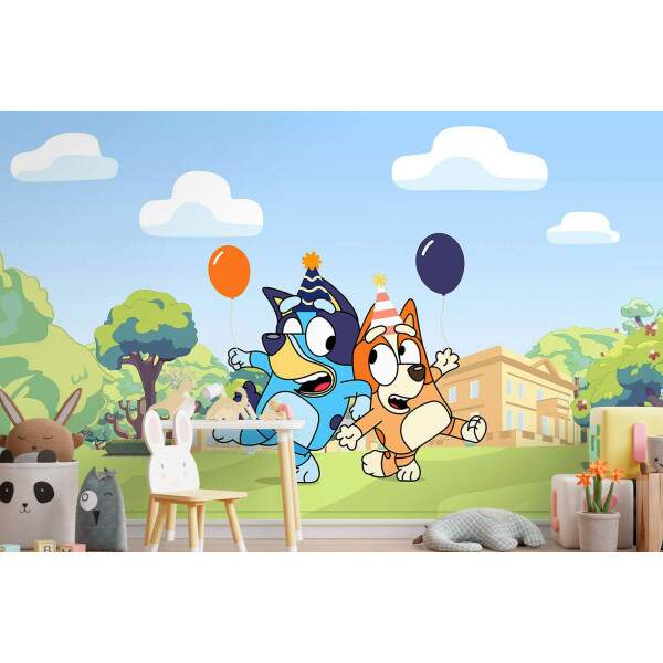 Papel De Parede Bluey E Amigo MP