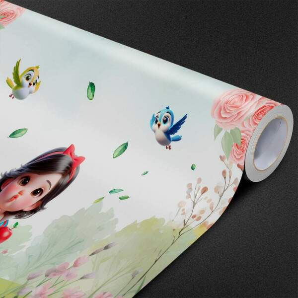 Papel De Parede Branca De Neve Princesa Cute MP