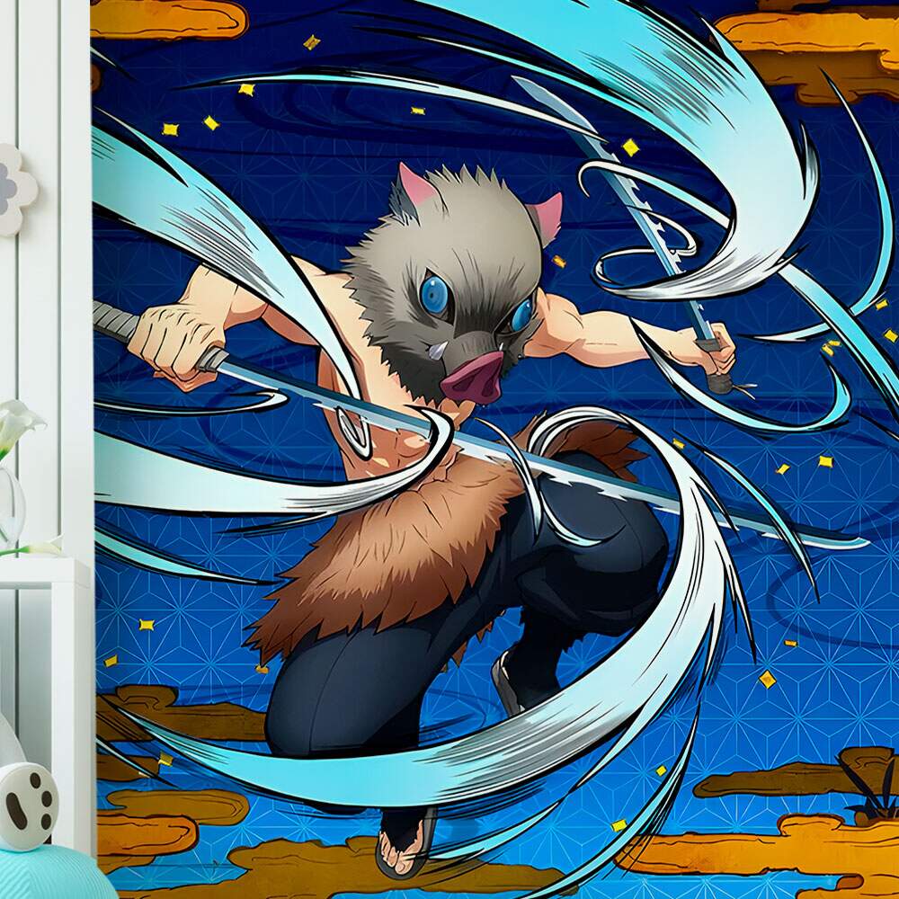 Papel De Parede Demon Slayer Inosuke Hashibira MP