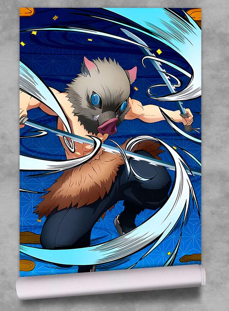 Papel De Parede Demon Slayer Inosuke Hashibira MP