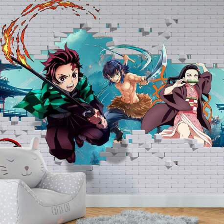 Papel De Parede Demon Slayer Personagens MP