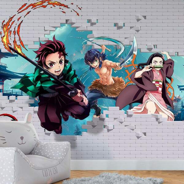 Papel De Parede Demon Slayer Personagens MP
