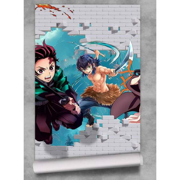 Papel De Parede Demon Slayer Personagens MP