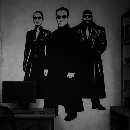 Adesivo de Parede Matrix - Estilo Cinemtico