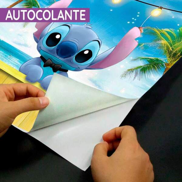 Papel De Parede Stitch Na Praia MP