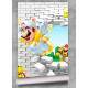 Papel De Parede Buraco 3d Turma Do Mario MP