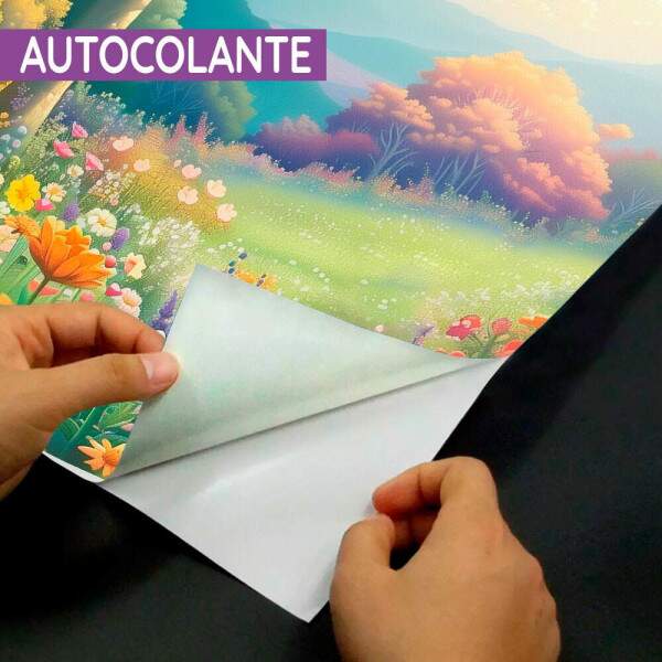 Papel De Parede Jardim Pintura Aquarela MP