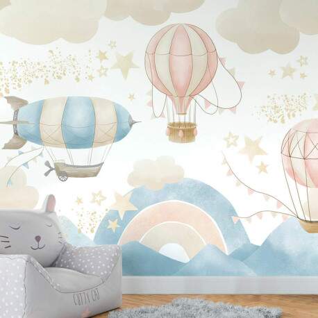 Papel De Parede Bales Cu Aquarela MP