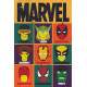 Placa Decorativa Retr� Marvel