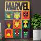 Placa Decorativa Retr� Marvel