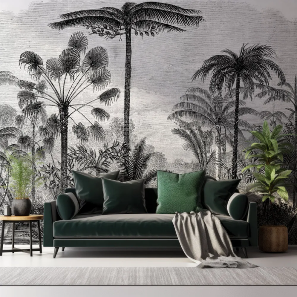 Papel de Parede Tropical Vintage MP