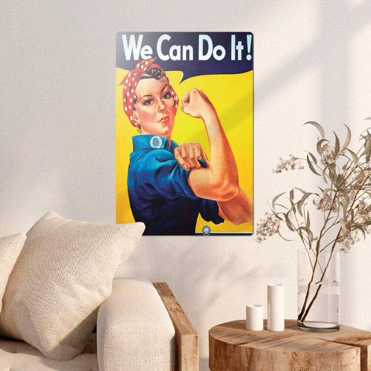 Placa Decorativa We Can Do It