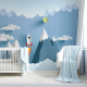 Papel de Parede Espa�o com Foguetes 3D MP