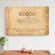 Placa Decorativa Retr� Google