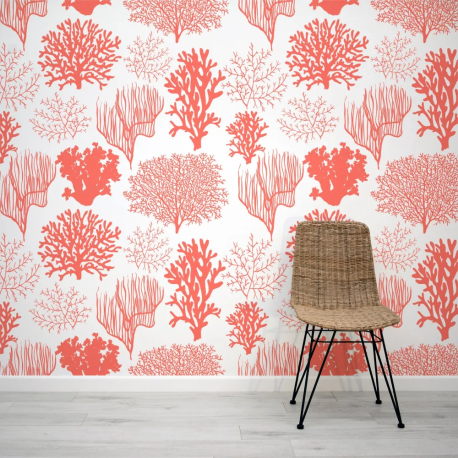 Papel de Parede Coral e Algas Marinhas MP