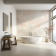 Papel de Parede Efeito M�rmore Rosa MP