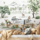 Papel de Parede Floresta Encantada com Animais MP