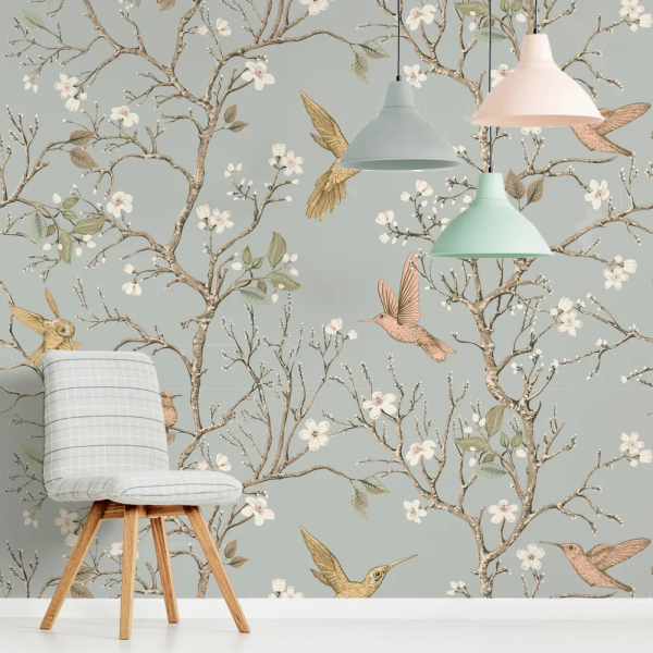 Papel de Parede Serenata de Pssaros MP